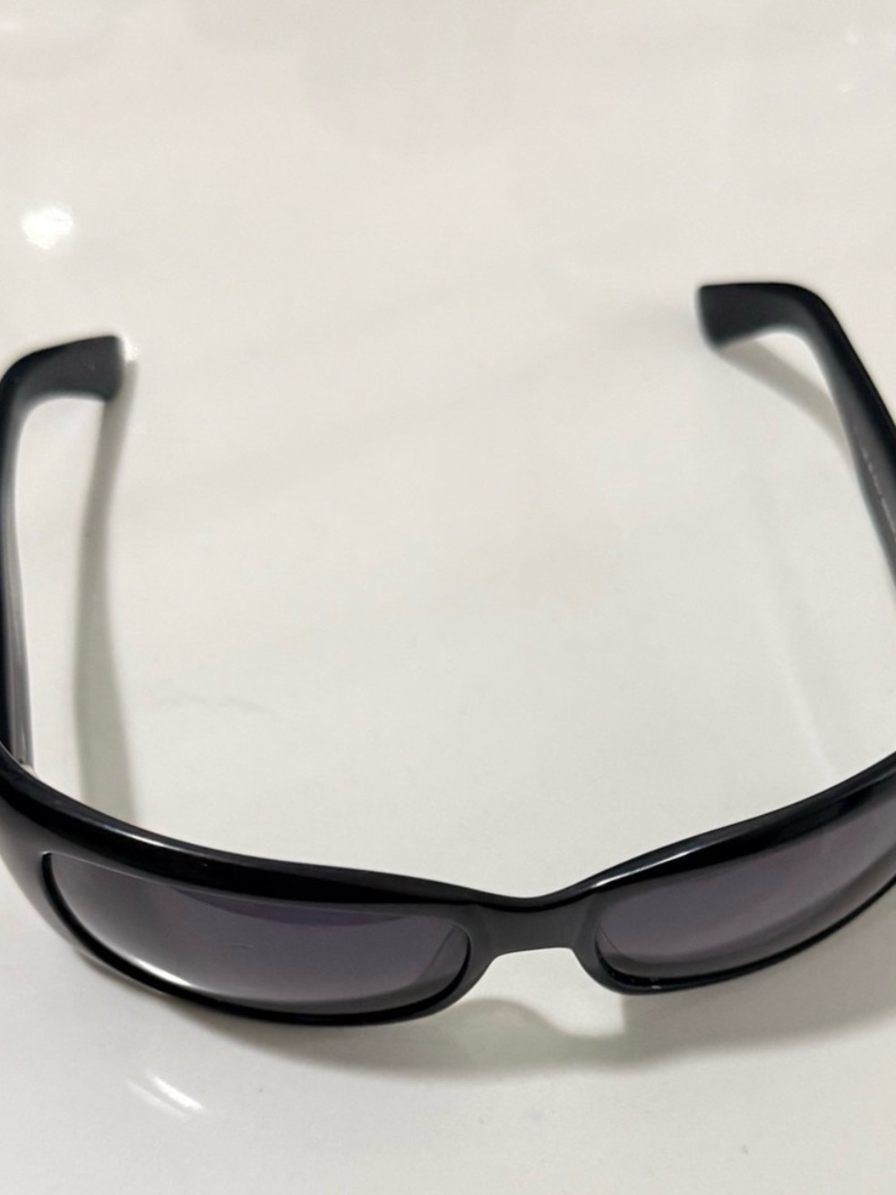 Giorgio Armani Black Rectangular Sunglasses